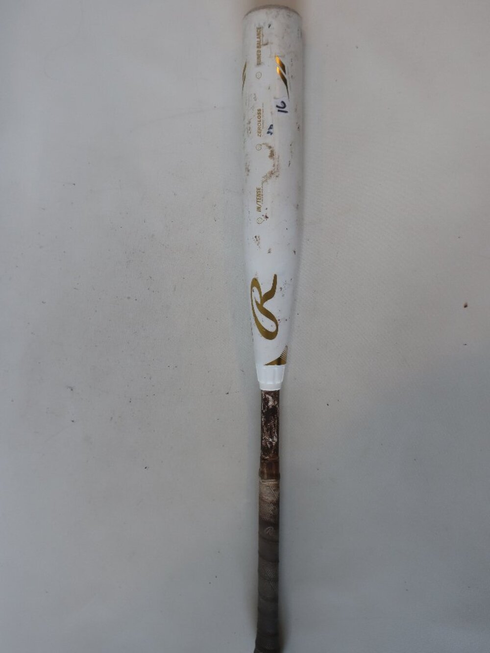 Rawlings Icon USSSA White (Item-16) RUT418 Carbon 30" 2-3/4 Diam Baseball Bat
